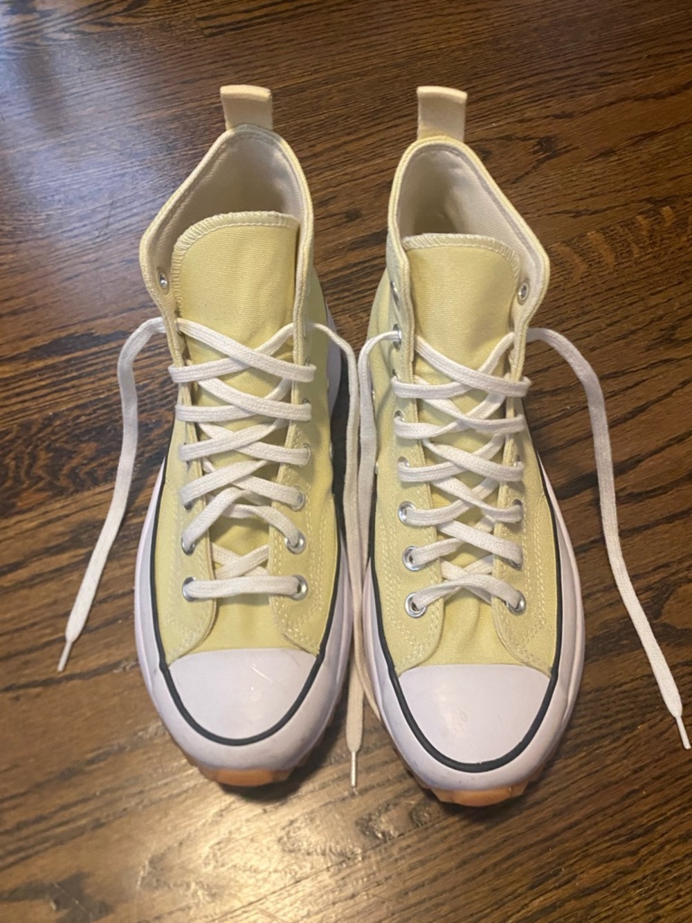 Yellow High-Top Run Star Hike Converse